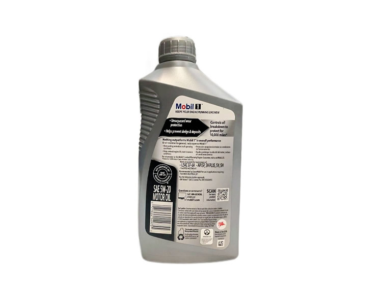美孚1號 全合成機油 5W-20 SN 1 QT裝-第2張圖片-鄭州市冠恒貿易有限公司【官方網站】-車用潤滑油服務專家