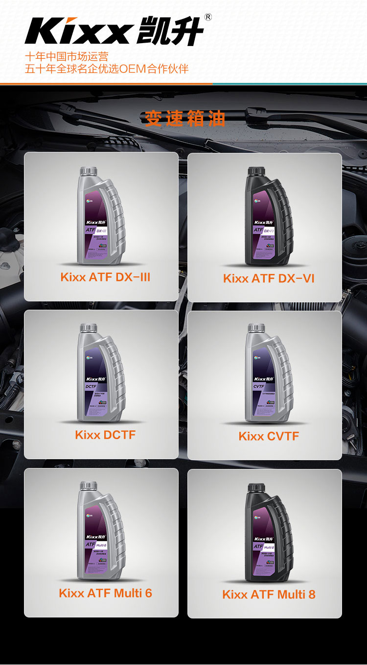 GS (Kixx) 凱升 DCTF 濕式雙離合變速箱油-第7張圖片-鄭州市冠恒貿易有限公司【官方網站】-車用潤滑油服務專家